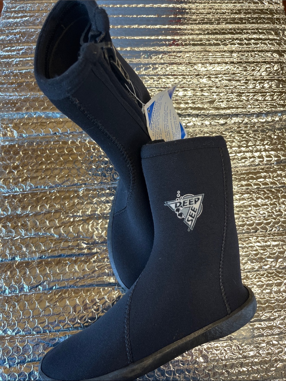 Women's Thermal Neoprene Dive Boots - Black